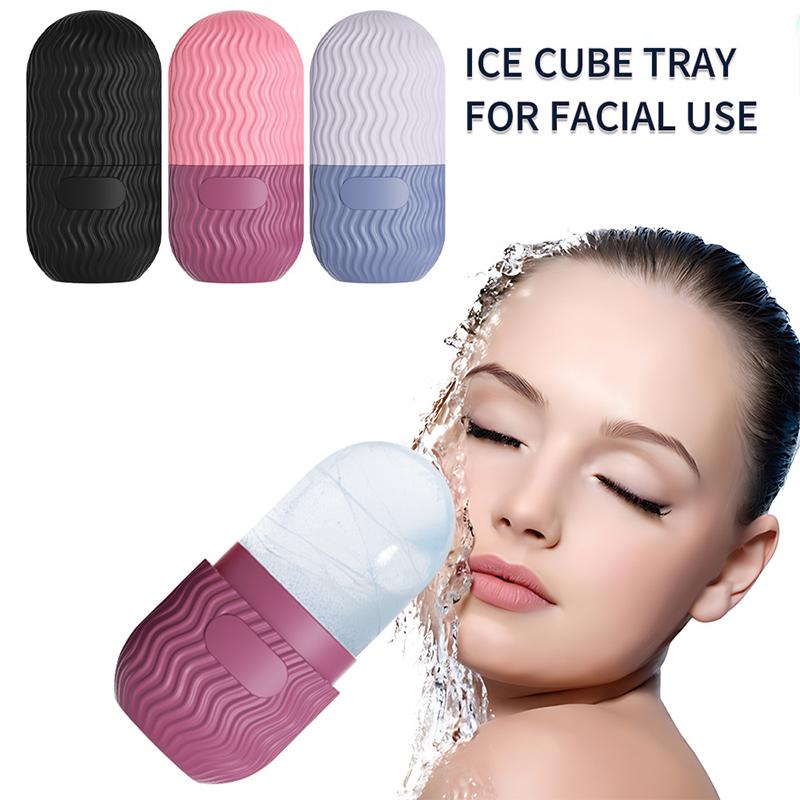 Силиконовый ролик для лица в стиле волны, ледяной, для ухода за кожей, красоты, лифтинга, контуринга, массажер, инструмент для красоты кожи, для ухода за макияжем
