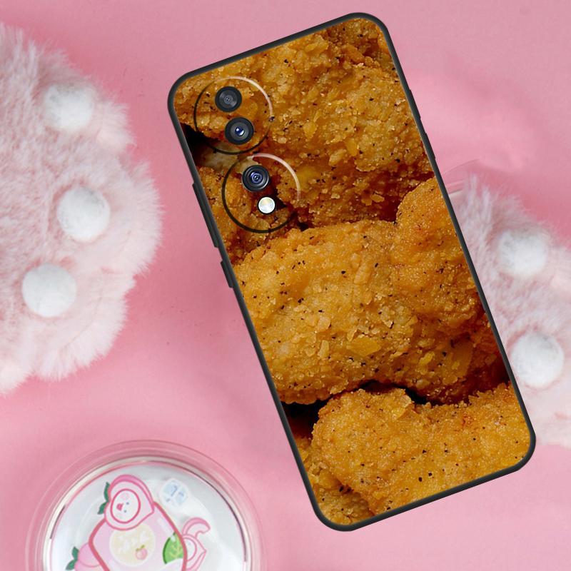 Чехол для бургера, пиццы, картофеля фри для Honor Magic 6 5 7 Lite Honor 200 Pro 50 70 90 Lite X9b X9a X8b X8a X8 X9 X9c
