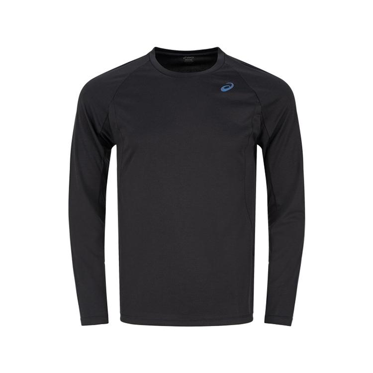 ASICS T Shirts Men's Black Crew Neck 2011D620-001