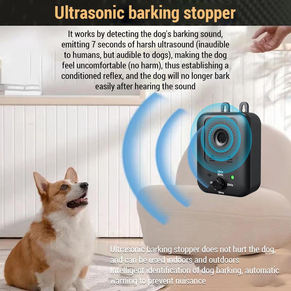 Anti-Barking Devices Smart Ultra-sonic Dog Bark Control Devices Waterproof Portable Dog Barking