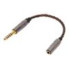 4.4mm Balanced Male To 3.5mm Stereo Female Headphone Cable Gold Plated Portable Headphone Adapter Cable for Music Lovers