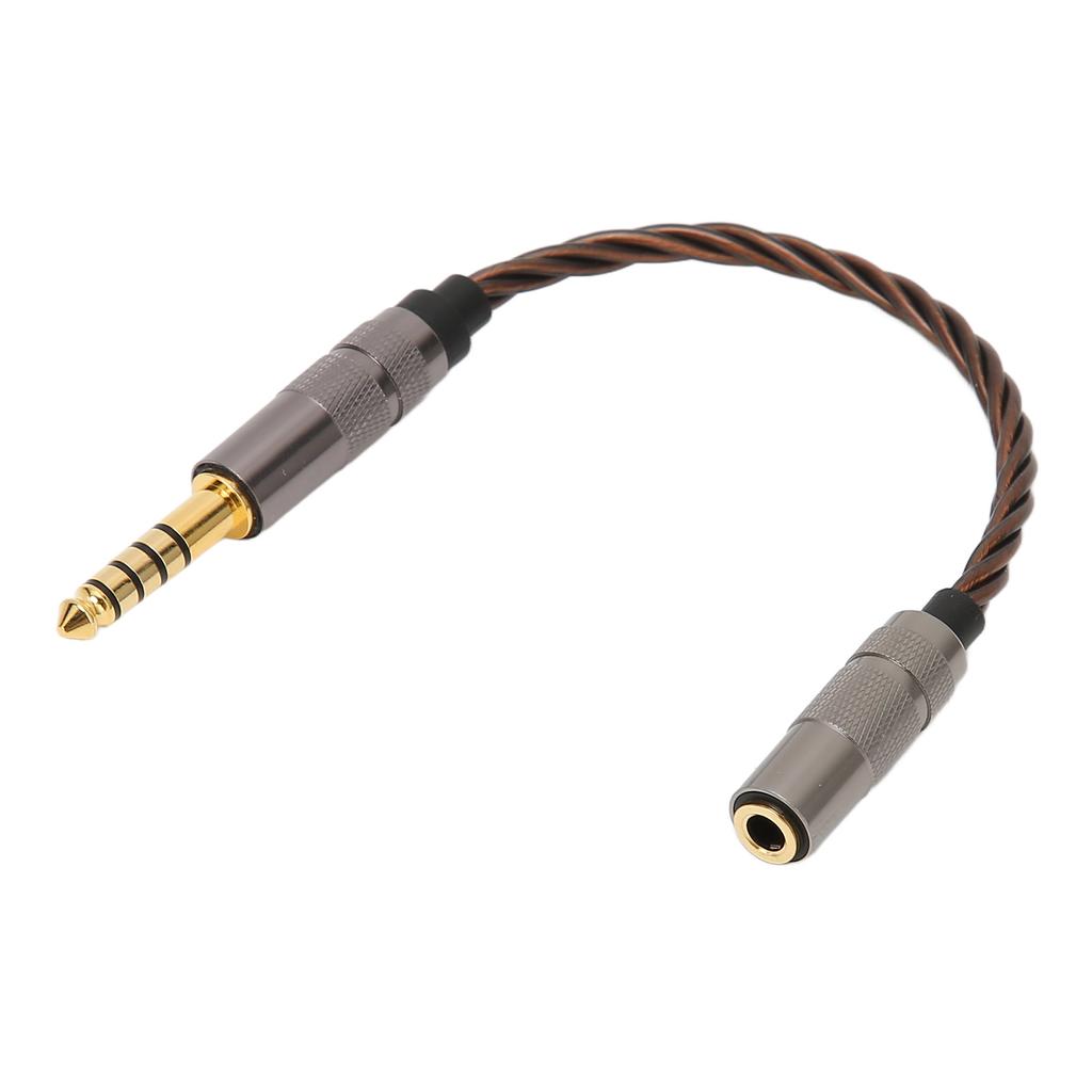 4.4mm Balanced Male To 3.5mm Stereo Female Headphone Cable Gold Plated Portable Headphone Adapter Cable for Music Lovers