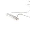 [I9895] - White 'Goddess' Silver Necklace