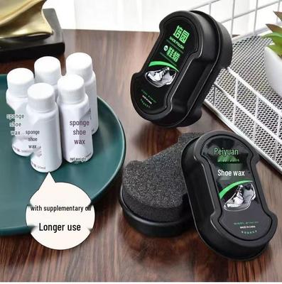 Бесцветная двусторонняя губка-аппликатор для обувного воска - Мгновенно придает блеск кожаной обуви