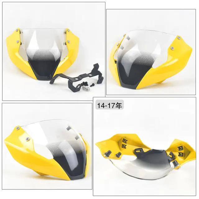 Motorbike Windshield Deflector With Bracket Mounting Screws For DUCATI MONSTER 797 821 1200S 2014-2025 Years