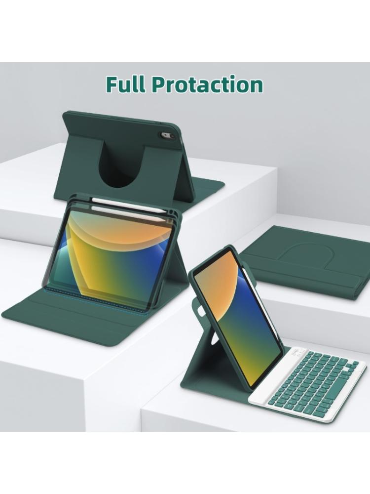 Защитный чехол-клавиатура, прочный и практичный чехол-клавиатура для планшетов 10,2" 9-го, 8-го, 7-го поколения 2019-2020 гг.