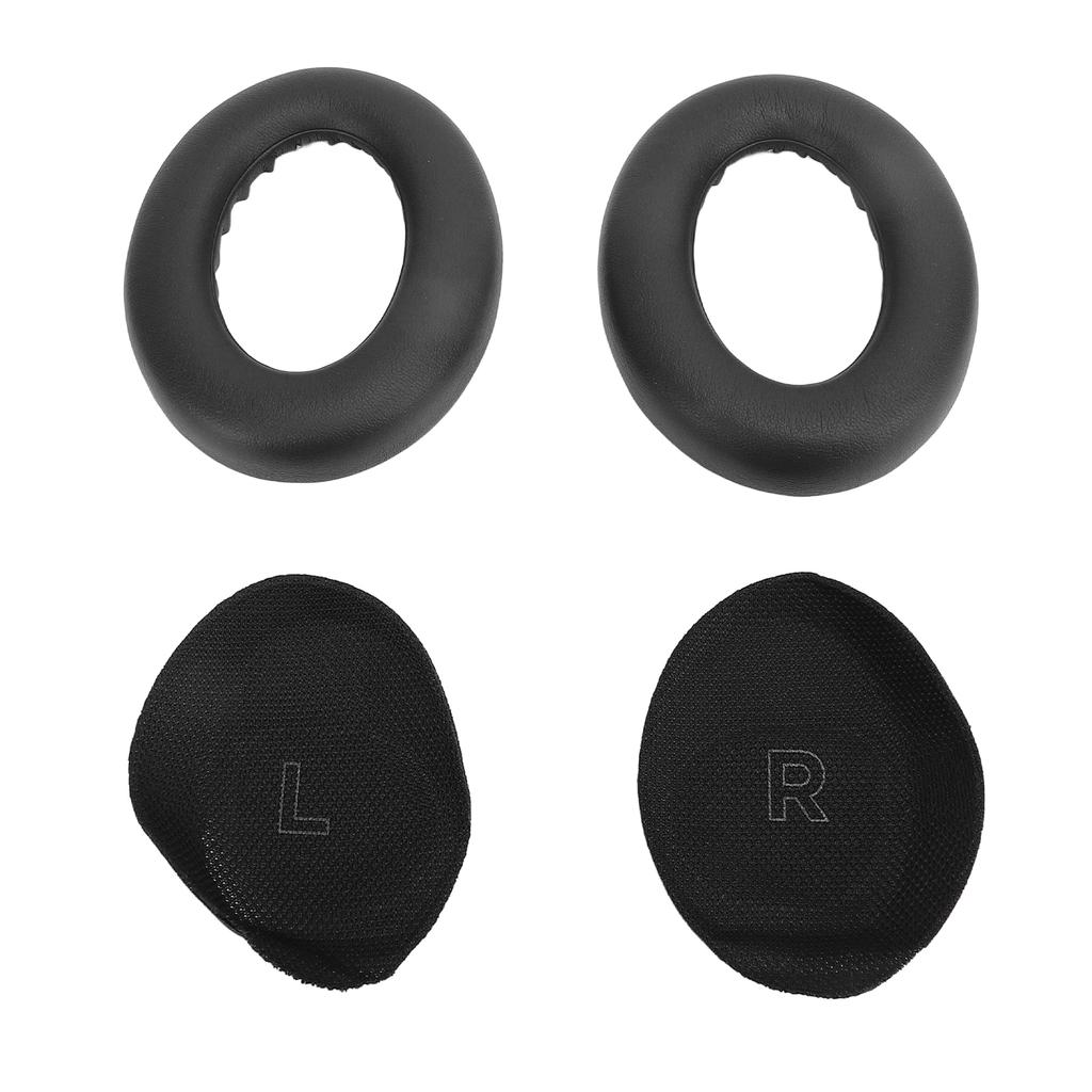Replacement Earpads with Soft Protein Leather High Density Memory Foam Elastic Ear Pads Cushions for QC Ultra