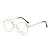 Fashionable and versatile European and American trendy glasses, metal nearsighted glasses for women, stylish and avant-garde blue light blocking fr