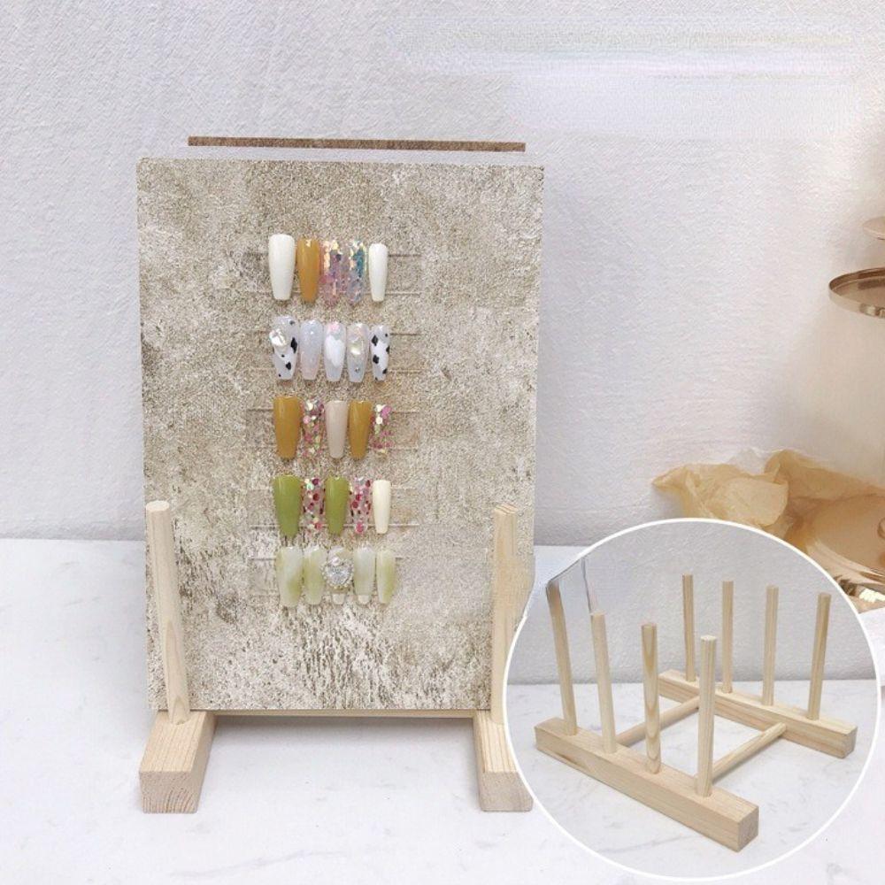 Color Card Display Shelf Nail Art Display Stand Nail Color Palette Nail Showing Stand Board