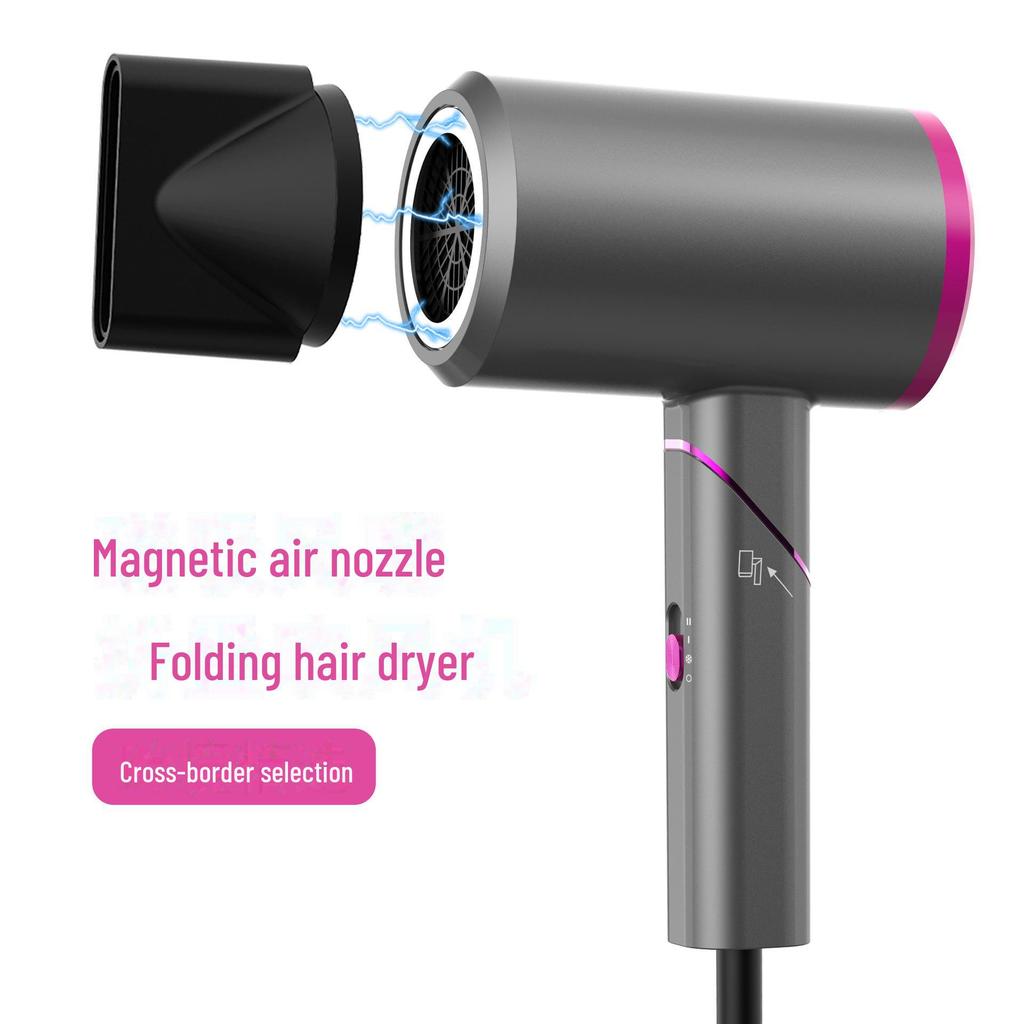 Портативный складной фен с постоянной температурой и технологией отрицательных ионов