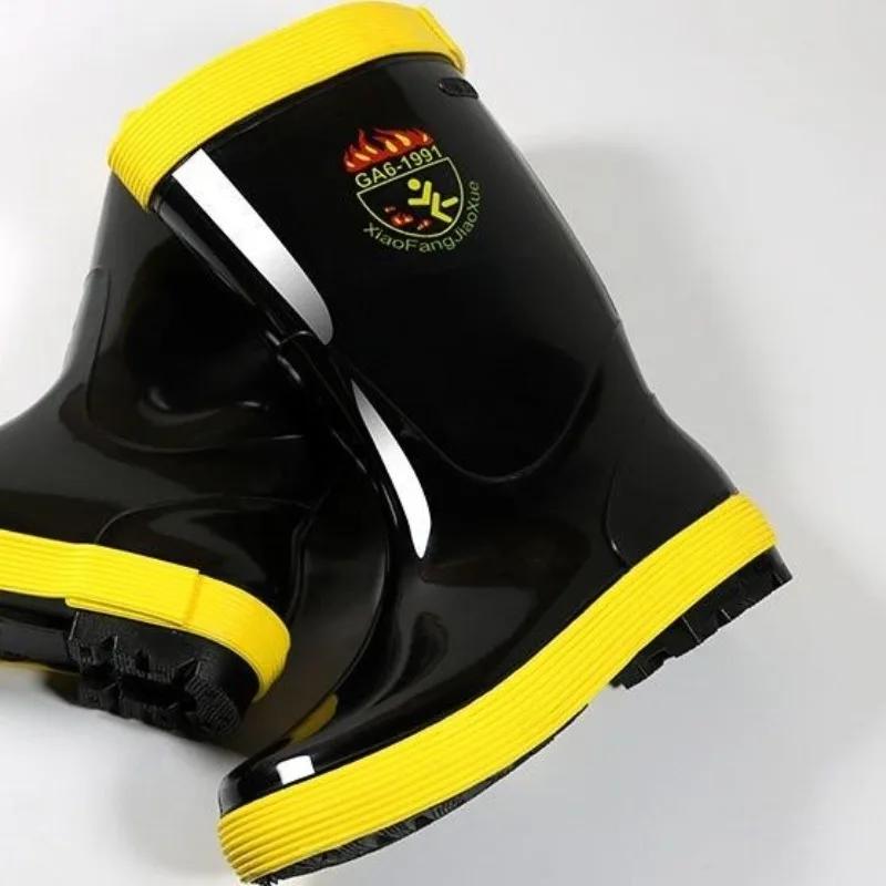 Модные мужские резиновые сапоги из нескользящего ПВХ, водонепроницаемые резиновые сапоги для дождливого дня, мужская обувь для сада, для взрослых, для рыбалки, для воды, износостойкие для работы