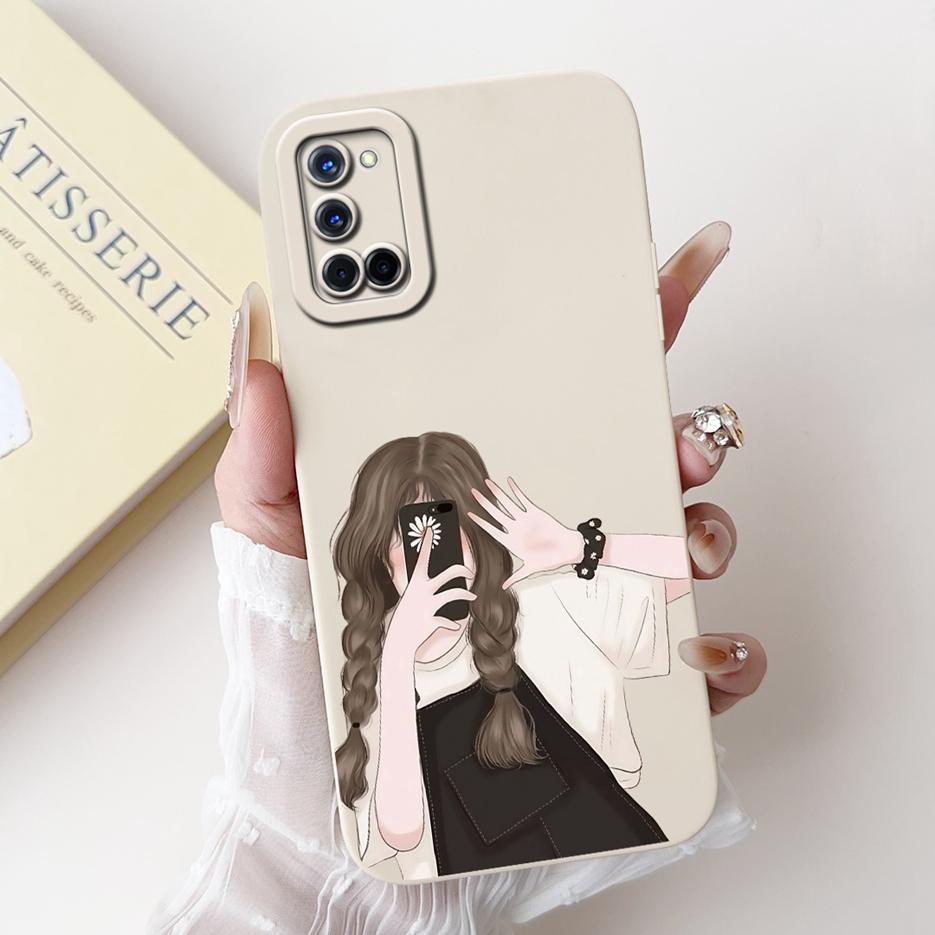 Чехол для Oppo A52 Oppo A72 A92 Новый Роскошный Конфетный Расписной Чехол Мягкий Силиконовый Чехол для Телефона Для Oppo A92 A 52 72 OppoA52 OppoA72 Сумки