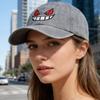 Новая унисекс washed cotton кепка с вышивкой Дьявола, бейсболка для мужчины, женщины, повседневная, для улицы, папина кепка
