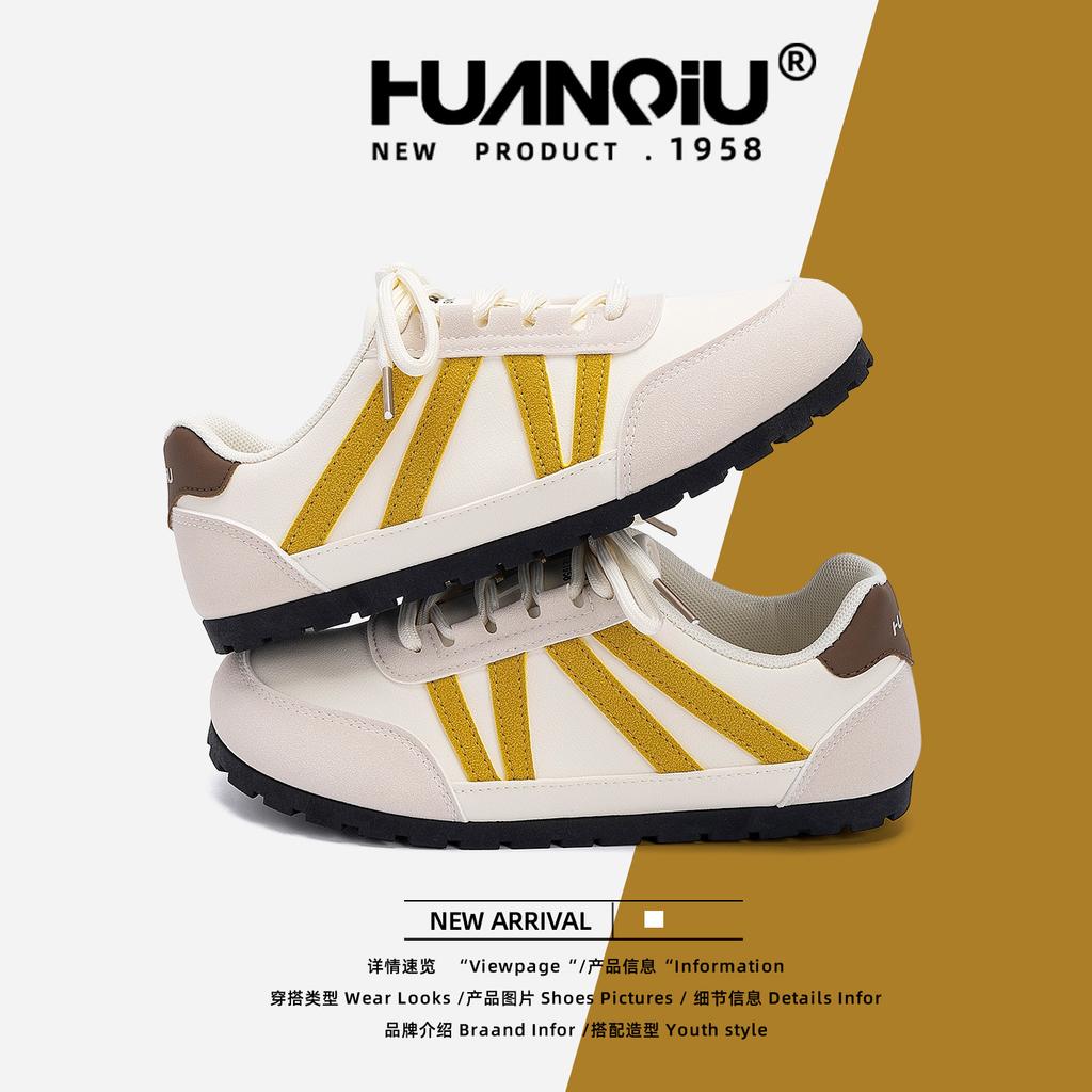 Global Flat-bottomed German Training Shoes Women's Autumn ZHQ-XA565 New Versatile Niche Board Shoes Light Casual Shoes Women