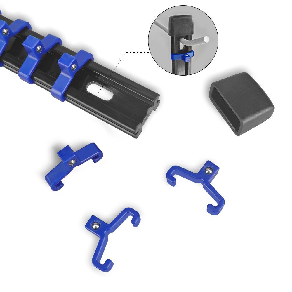 1/4in 3/8in 1/2in Sleeve Organizer Tray 350mm Socket Rack New Socket Holder Hand Tools