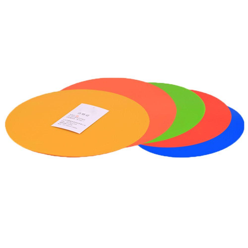 Spot Cones Round Markers Floor Discs Rubber Flat Football