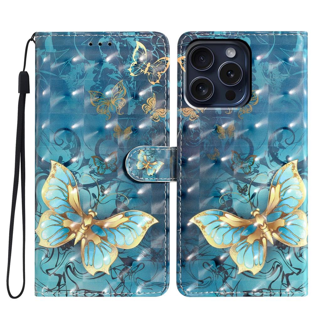3D Butterfly PU Leather Wallet Phone Case for iPhone,Samsung,Xiaomi Redmi,Motorola,Blackview,Sony,Oppo,Huawei,Honor,Google,ZTE,Ulefone,TCL