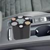 2-Layer Design Car Coin Piggy Bank Cup Shape Large Capacity Coin Storage Holder Multifunction Dollar Organizer Loose Change