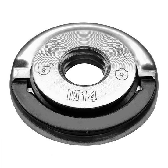 Углошлифовальная машина Фланцевая гайка M14 Быстросъемная стопорная гайка Самоконтрящаяся фланцевая гайка Резьба 5/8 Запасные части для шлифовальных дисков