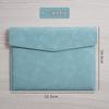 A4 Waterproof Business Leather Document Bag, Thickened File & Contract Holder, Customizable with Logo