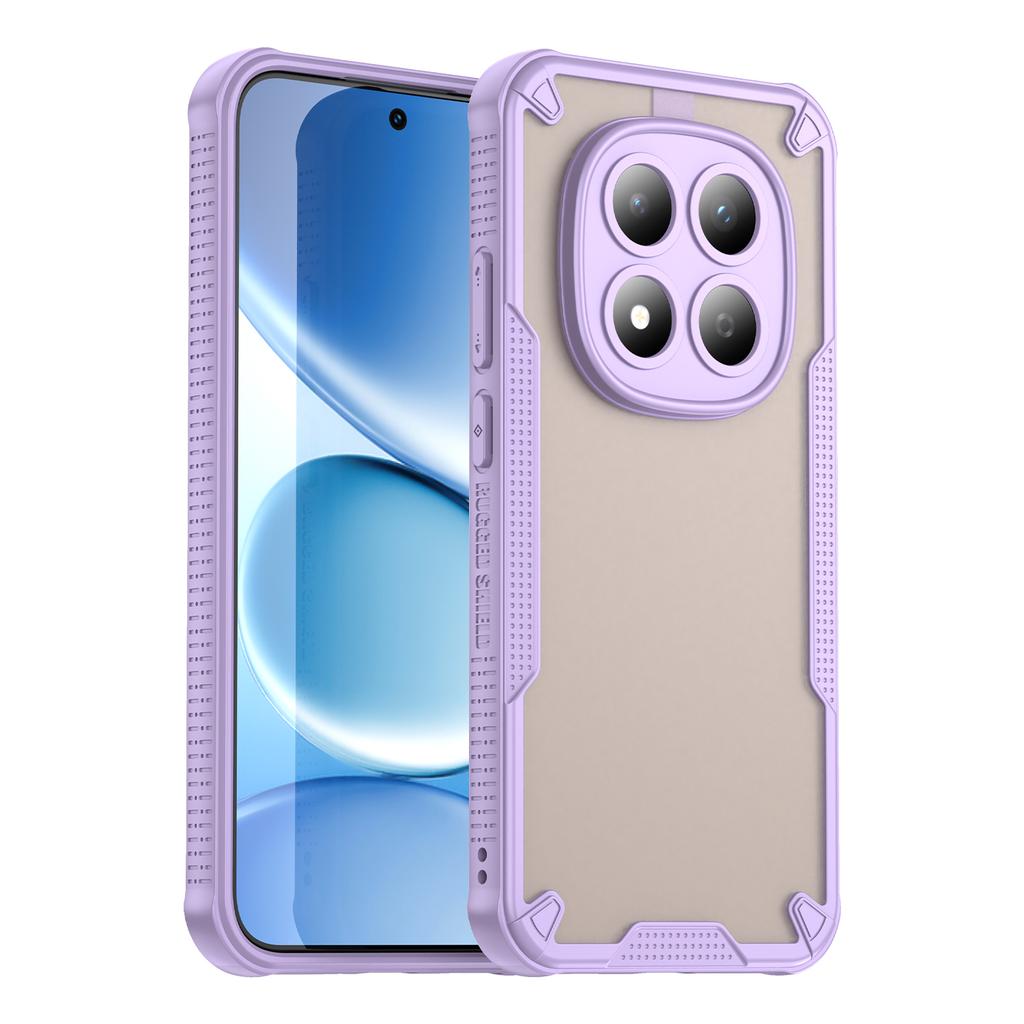 Для Xiaomi Redmi Note 15 Pro 5G (Глобальный) Чехол-бампер PC + TPU Полупрозрачный Матовый Защитная крышка для телефона