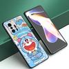 Cartoon Anime Doraemon Black Phone Case For Xiaomi Mi 9 SE 8 10 10T 11 12 13 Lite 9T 11T 12S 12T 13T 14 Pro 5G NE 11i 12X