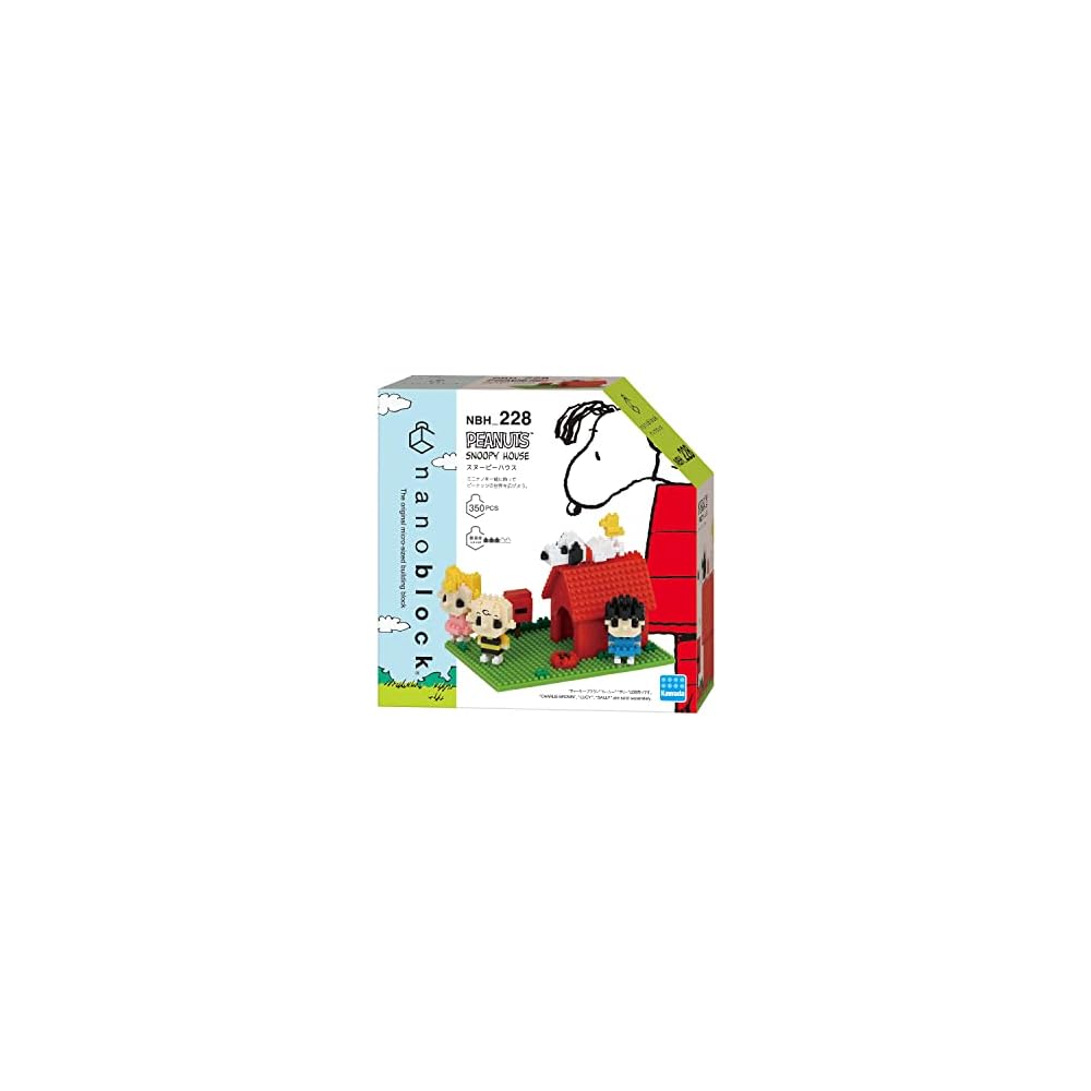 Kawada Nanoblock Дом Снупи Набор для сборки NBH_228 300 деталей Образовательная игрушка