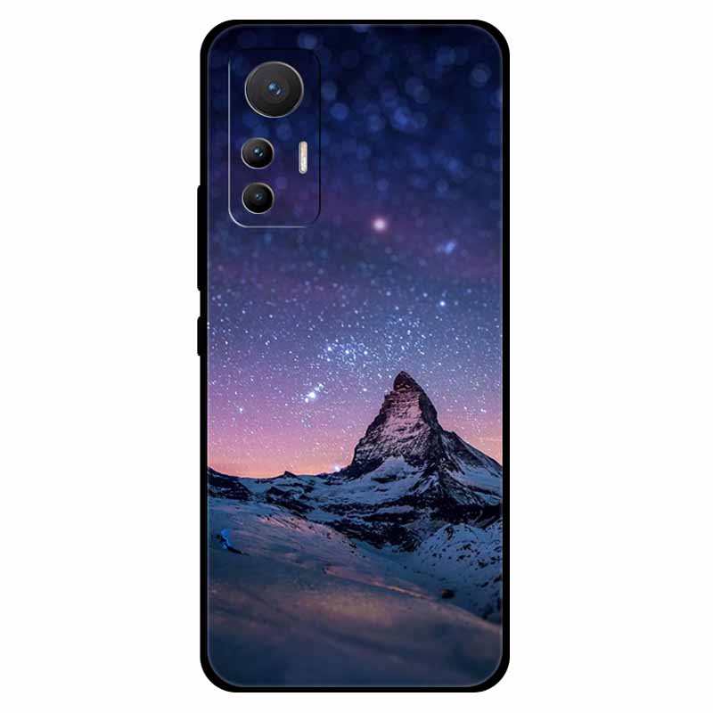 Чехол для Xiaomi 12 Lite Мягкий силикон ТПУ Космический Защитный задний чехол Для Xiaomi Mi 12 Lite Чехлы 12lite Печатные Мраморные корпуса