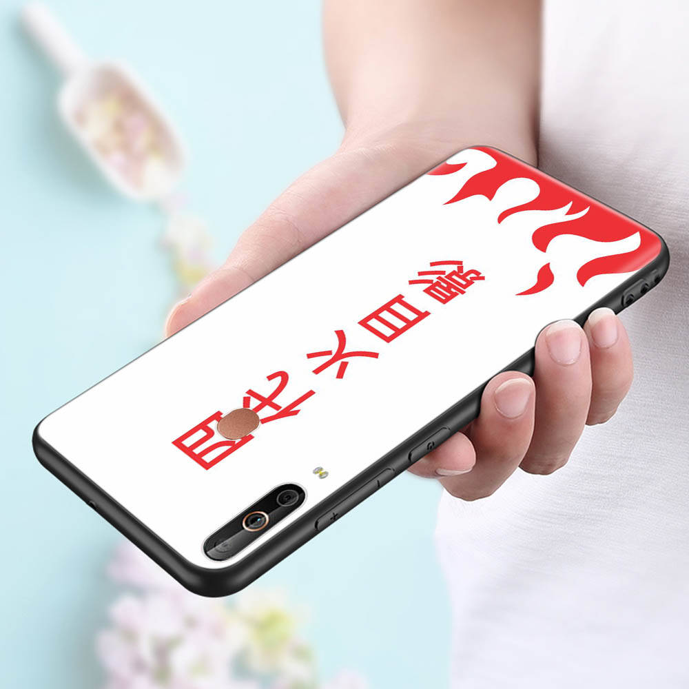 W-20 Naruto Hokage Soft Black Case for iPhone 11 12 13 14 15 6 7 8 X XS Pro Max XR Samsung S21 S22 S23 S24 FE Ultra S8 Plus