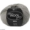 XL Ball of Wool - Creotime - Maxi Wool Yarn - 100 G - Heather Grey - 55% Wool, 45% Polyacrylic