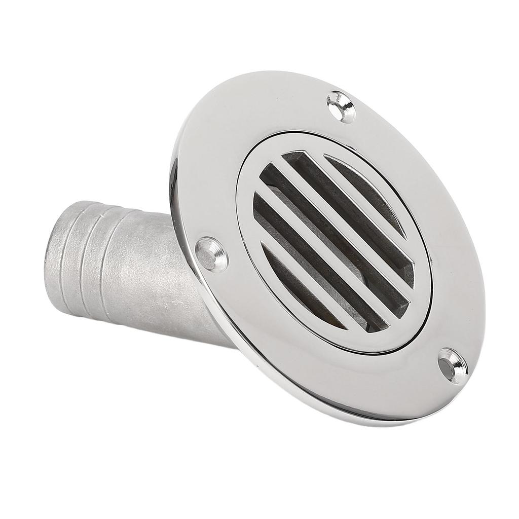 Морской палубный слив 316 нержавеющая сталь 1 дюйм Слив для палубы пола лодки Крышка Сливная арматура для палубы яхты Замена