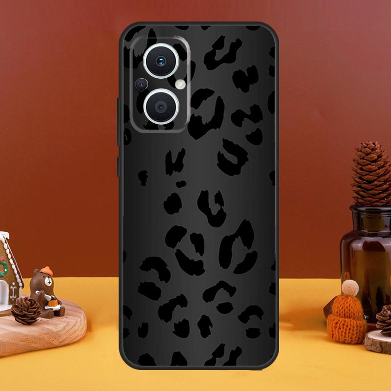 Чехол с леопардовым принтом и узором черной гепардовой шкуры для OPPO Reno 5 Lite 4 6 7 8 10 Pro 11 F 4Z 5Z 8T OPPO Find X2 X3 Lite X5 X6 Pro