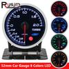 8 цветов подсветки 52 мм Автомобильные датчики Датчик давления наддува Турбо ДАВЛЕНИЕ БАР PSI Температура воды Обороты Тахометр Температура масла Вакуум Топливо 12 В