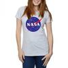 NASA Womens/Ladies Insignia Distressed Logo T-Shirt