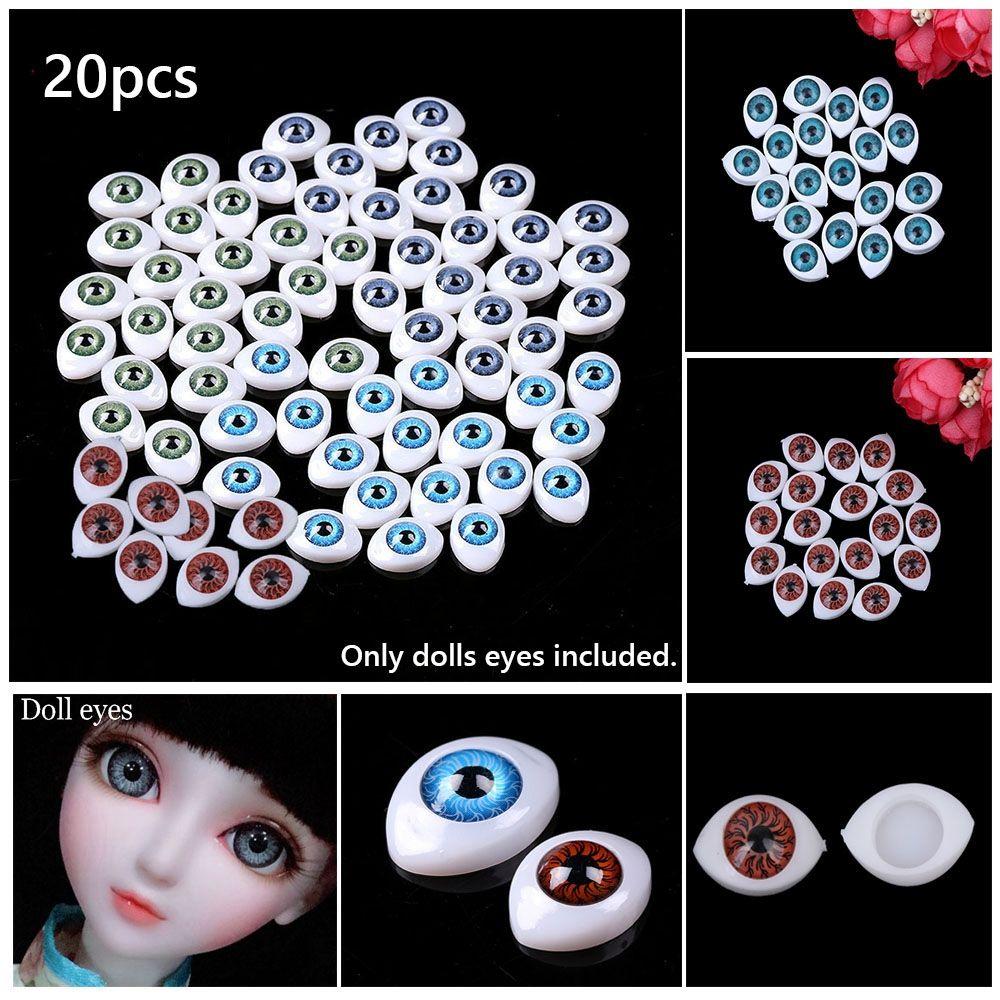 20pcs 4 colors Funny Animal Toys Doll Safety Eyes Dinosaur Eye Accessories DIY Craft