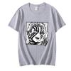 Demon Slayer Anime Japanese Harajuku Tshirt Rengoku Akaza Twelve Kizuki Cartoon Printed Kimetsu No Yaiba T Shirts Oversized Unisex Streetwear