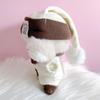 Pajama Set for 10cm Plush Dolls - Brown - Includes Hat, Dress, and Shoes - Plush Outfit, Kigurumi, Accessories, Fandom Activities, Doll, Mascot,