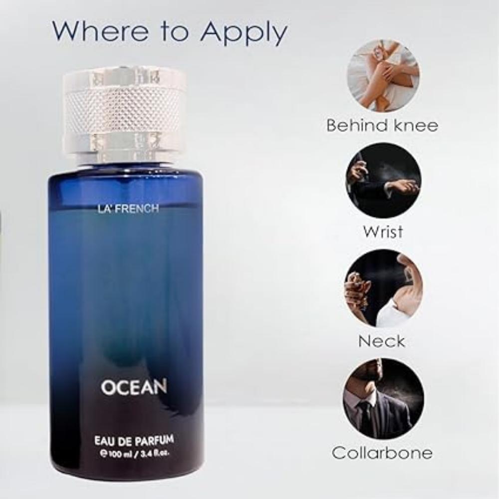 Ocean Eau De Parfum – 100 мл | Стойкие унисекс-парфюмы для мужчин и женщин | Свежий и смелый аромат | Идеально подходит для всех случаев | Премиум-парфюм
