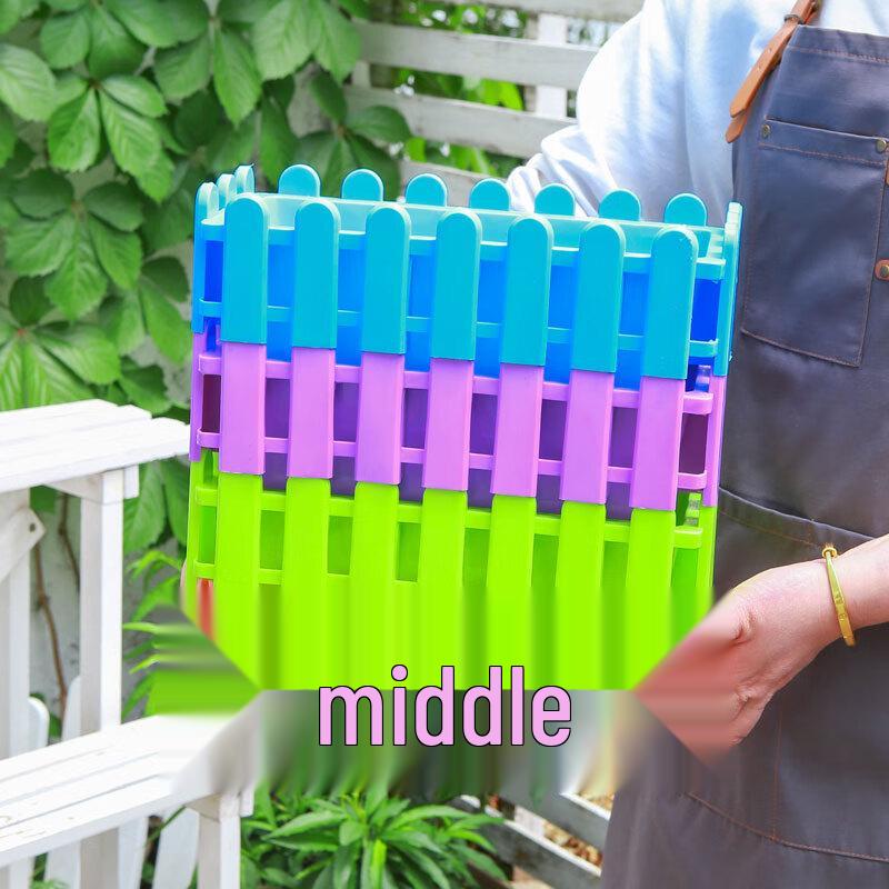 Кашпо в стиле забора для помещений/улицы