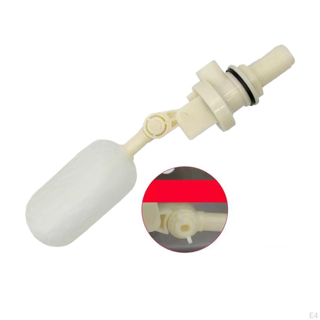 Поплавковый шаровой клапан для воды 1/2 дюйма с фильтром с регулируемым рычагом, для желобного резервуара