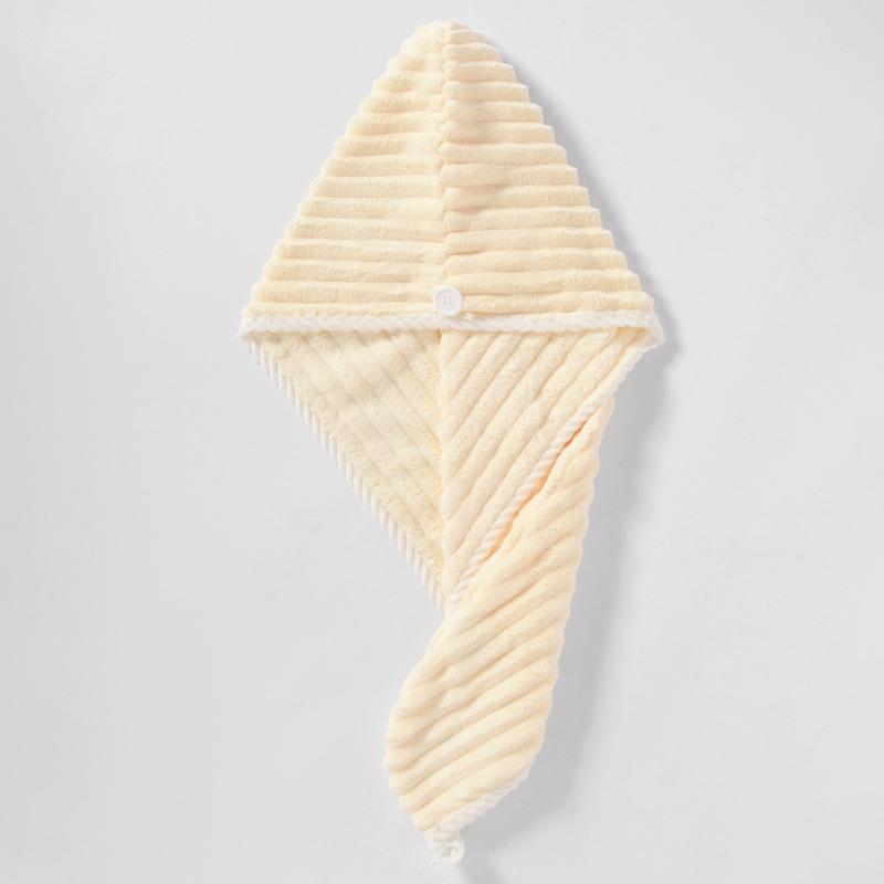 Мягкое впитывающее полотенце для волос из кораллового флиса и симпатичная повязка на голову для душа