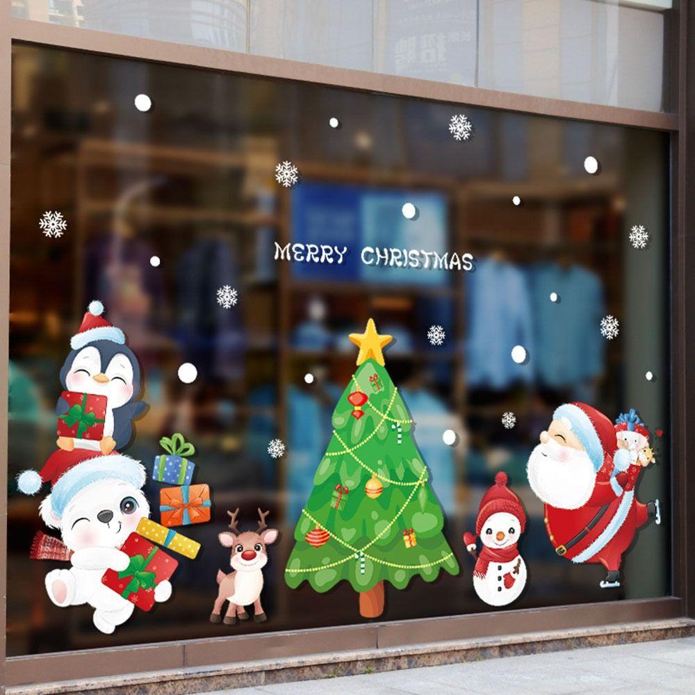 Home Decoration New Year Christmas Merry Christmas Wall Stickers Xmas Party Window Decals