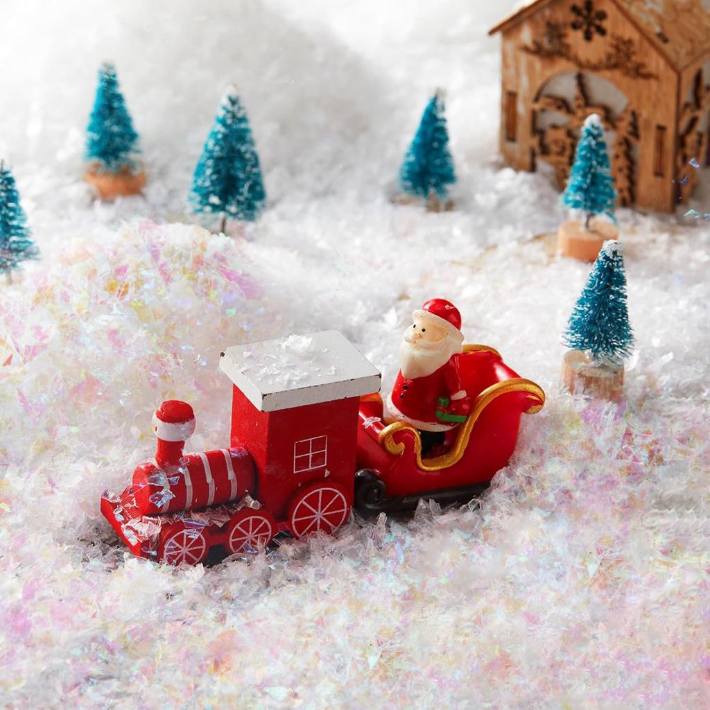 Зимний Искусственный Снег Рождественский Снежный Порошок Xmas Снежинка Декор для Поделок DIY Деревенские Витрины Реквизит Праздничные Принадлежности