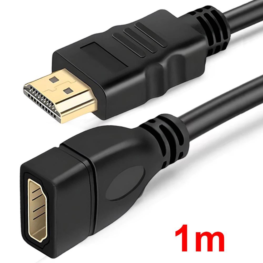 2.0 HDMI Совместимый удлинительный кабель HDR 4K 60 Гц Штекер-розетка Высокоскоростной удлинитель Для Switch2 PS5 Ноутбука ПК HDTV