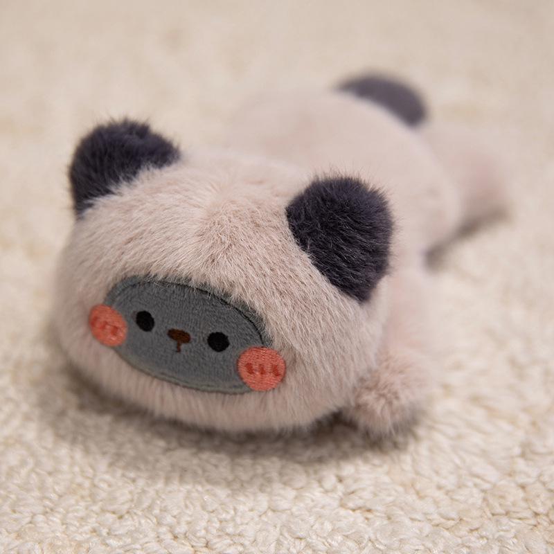 Cartoon Plush Animal Refrigerator Magnet - Lying Down Style Creative Cultural Gift