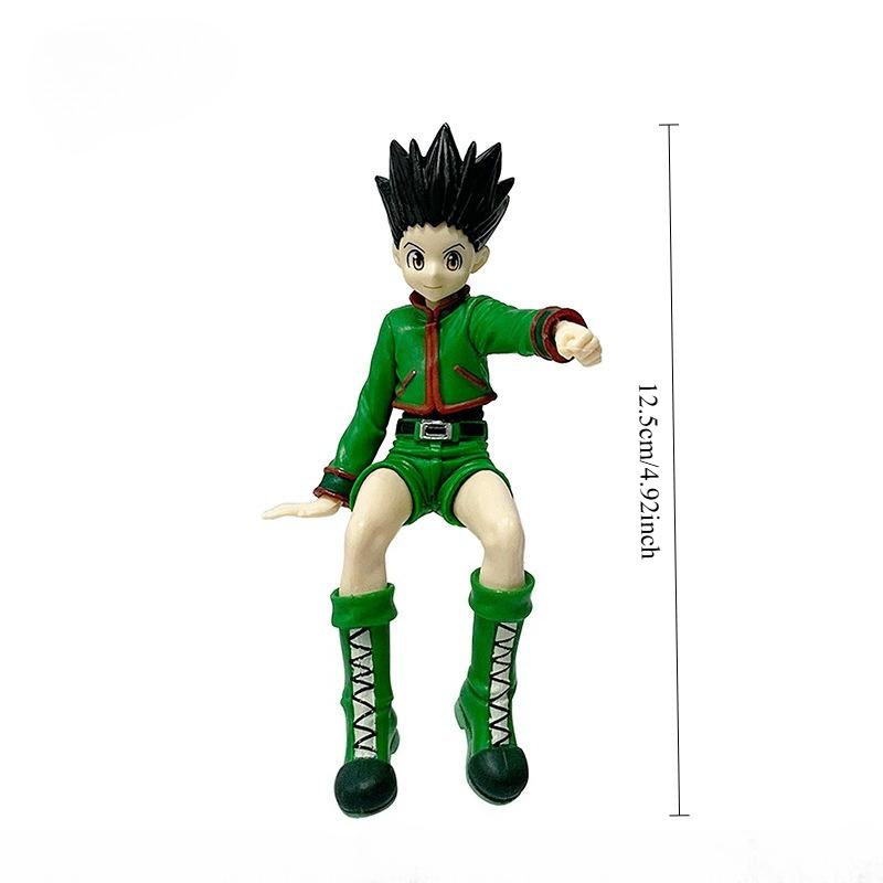 HUNTER X HUNTER Аниме Периферийная модель Killua Zoldyck GON FREECSS Kurapika Фигурка Кукла Декоративные украшения Коллекционные Подарки Игрушки