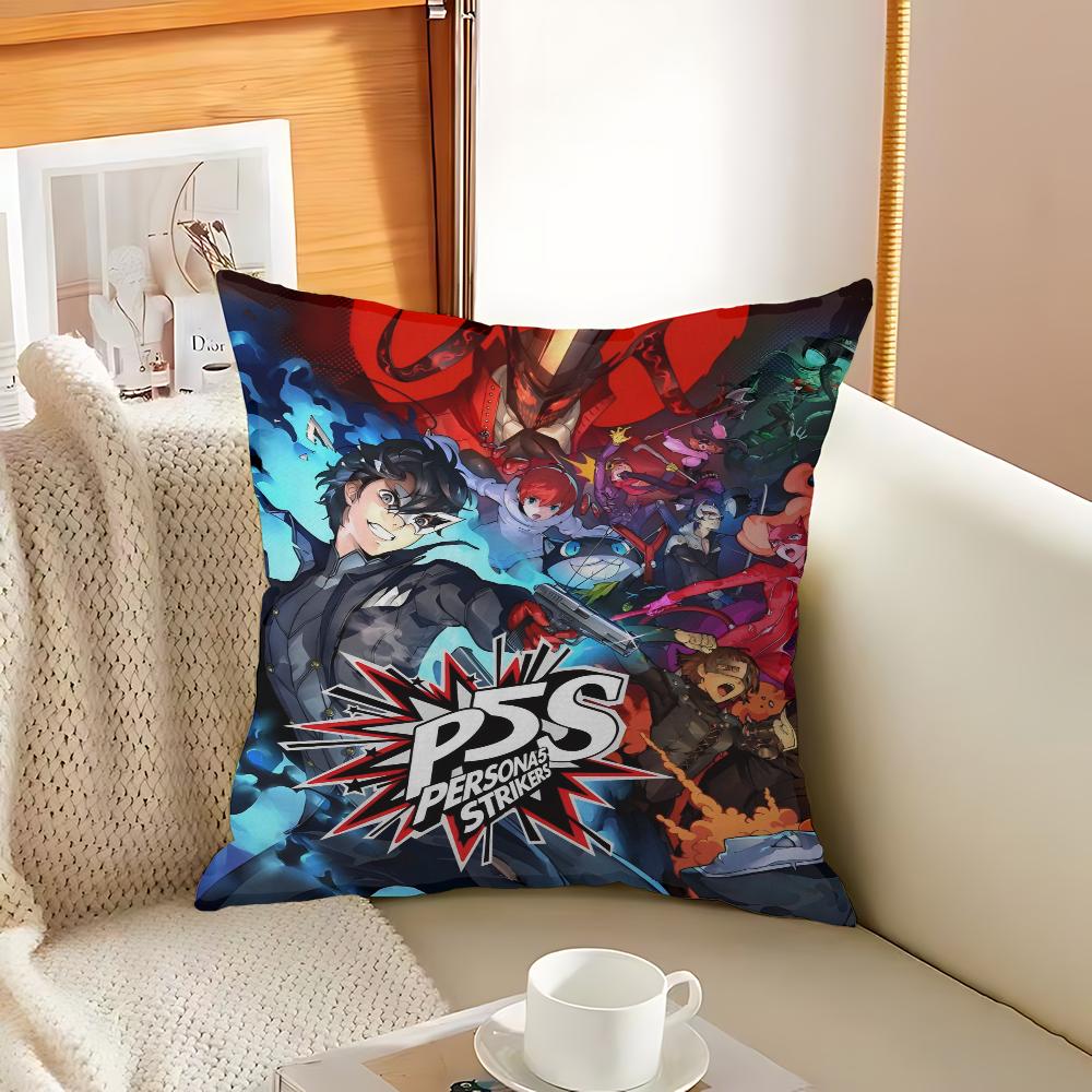 Игровая наволочка Persona 5 Наволочка для диванной подушки Декор для комнаты Подарок детям