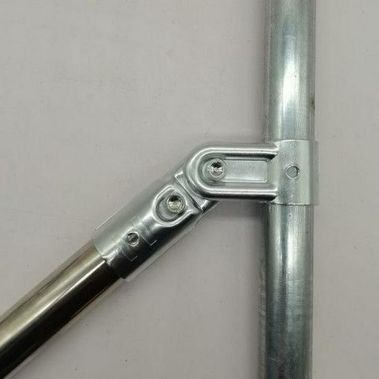 Stainless Steel 25mm Six-Point Pipe Connector for Galvanized and Iron Pipes