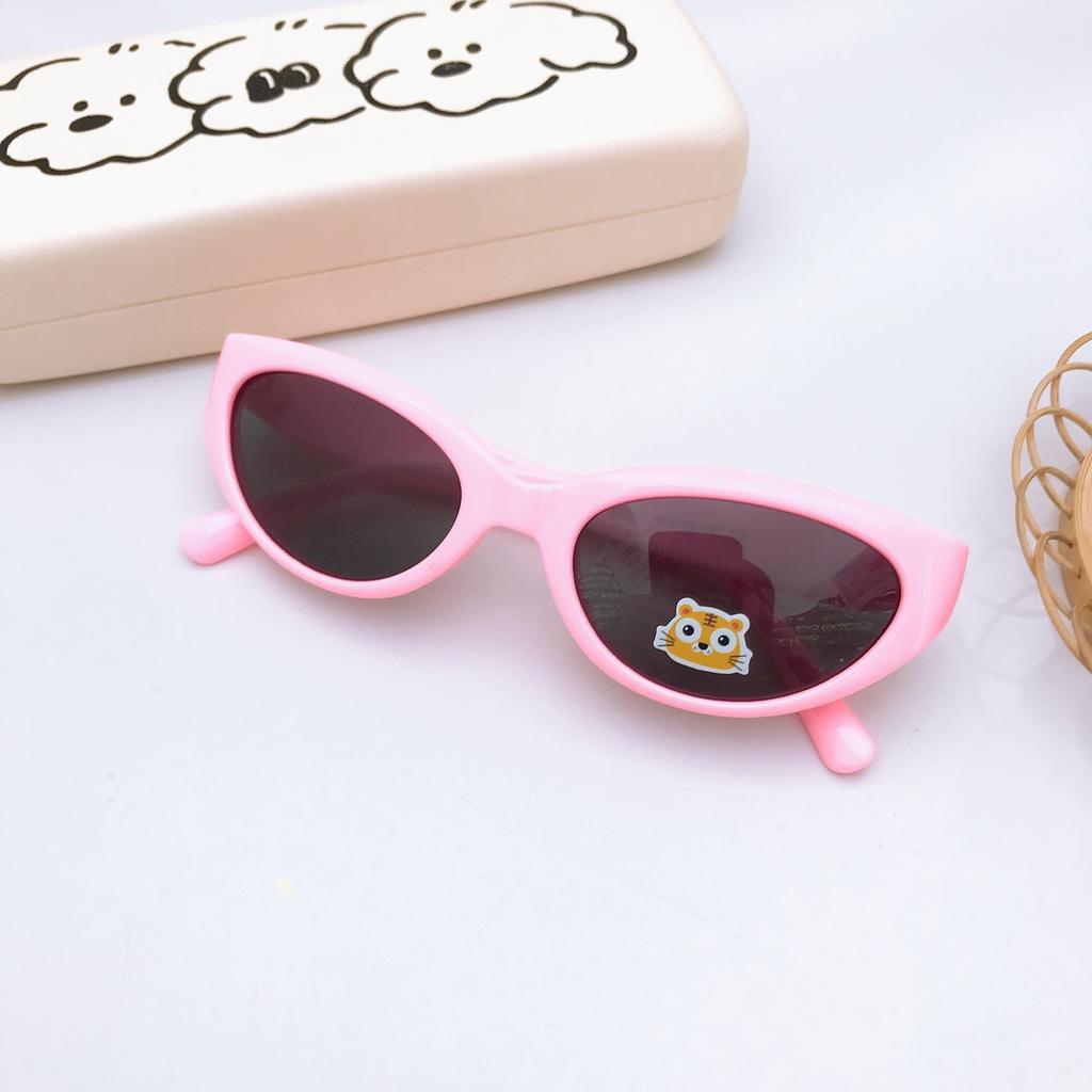 Солнцезащитные очки для путешествий с защитой от ультрафиолета для детей, силиконовые поляризованные очки «кошачий глаз», милые солнцезащитные очки для девочек