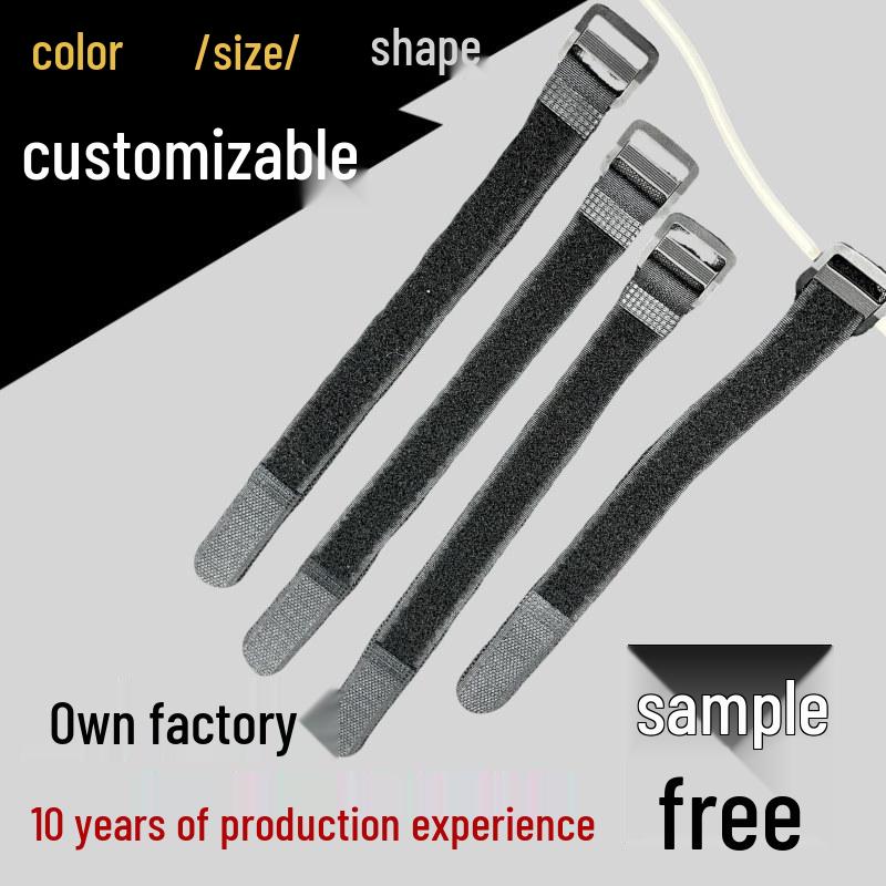 Customized Velcro D-ring Cable and Power Hook & Loop Strap